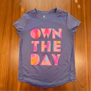 Cat & Jack Purple Activewear Top, 7/8